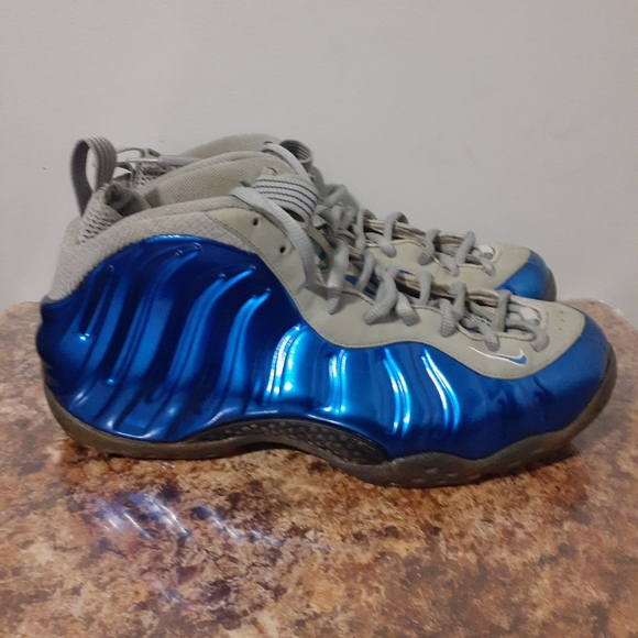 2013 Nike Air Foamposite One Men's Size 12 Yankee Sport Royal - Picture 5 of 9